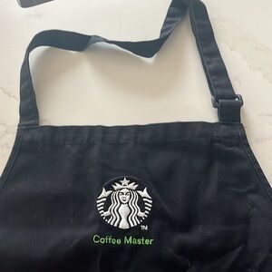Starbuck’s Coffee Master black apron.  Great condition.  Difficultly to find.